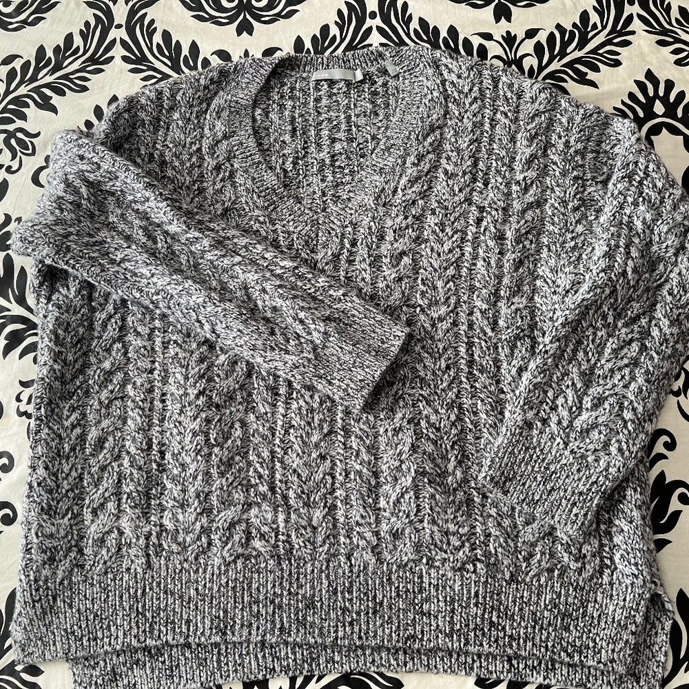 Vince Cashmere Blend Cable Sweater